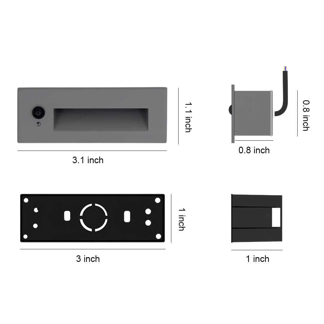 Tero Linear Recessed Step Light